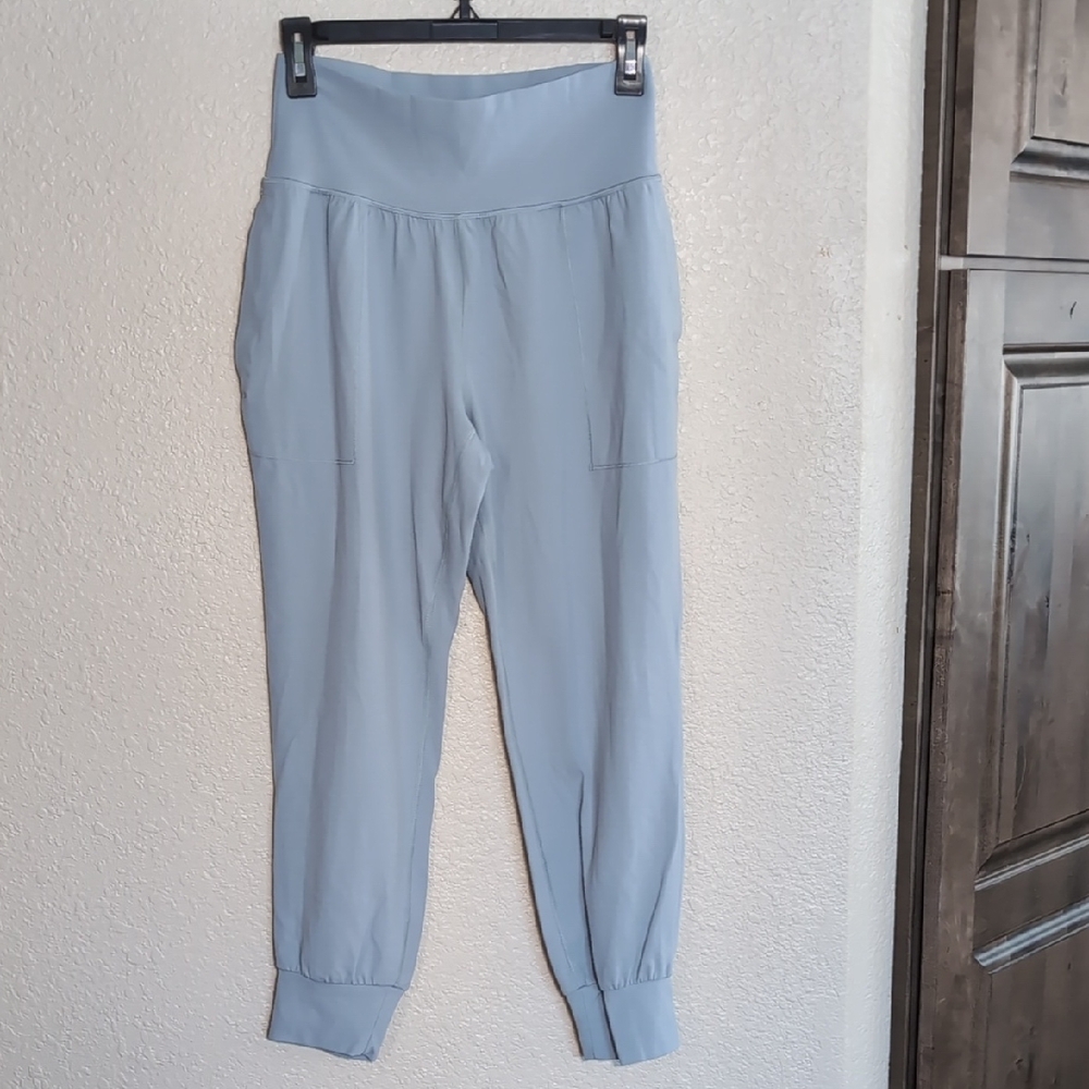 Athleta Blue High-Rise Jogger Track Pants